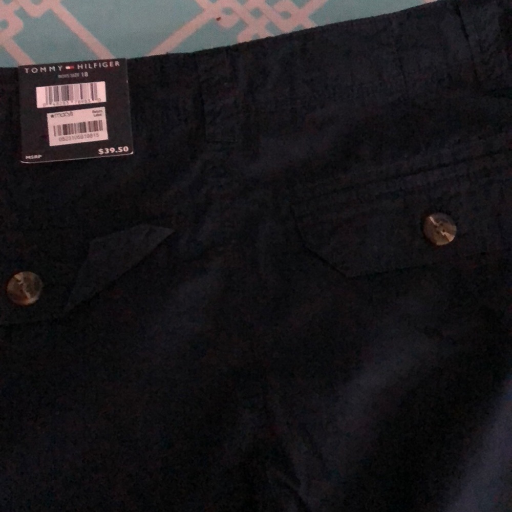 Tommy Hilfiger boys shorts new with tags navy blue